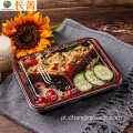 Recipiente de comida descartável de lancheira Bento para catering